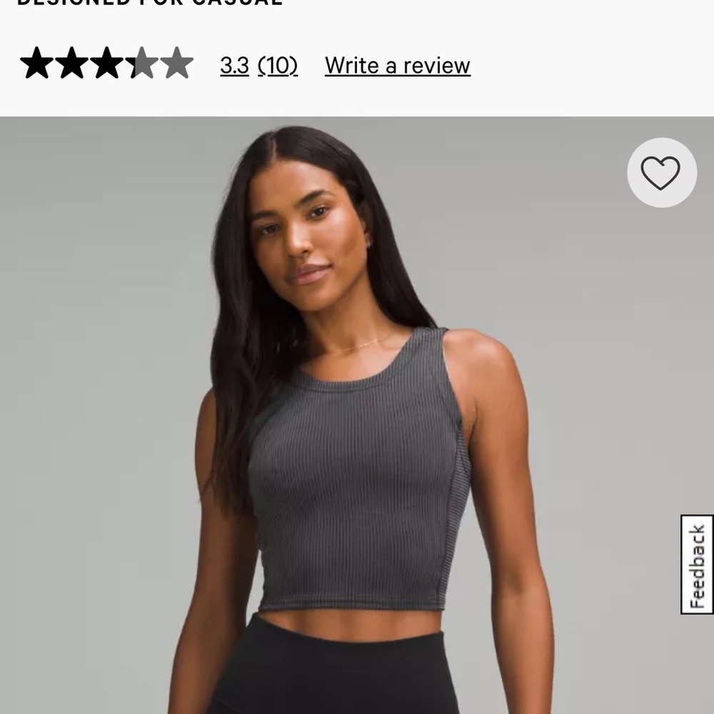 Lululemon Ribbed Crop Top and Flare Pants Set